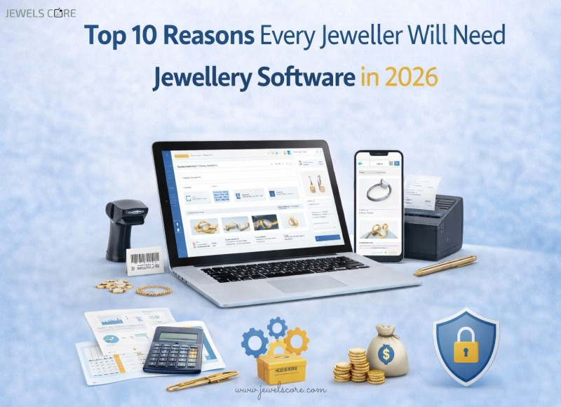 Jewels core Top 10 Reasons Every Jeweller Will Need Jewellery Software in 2026